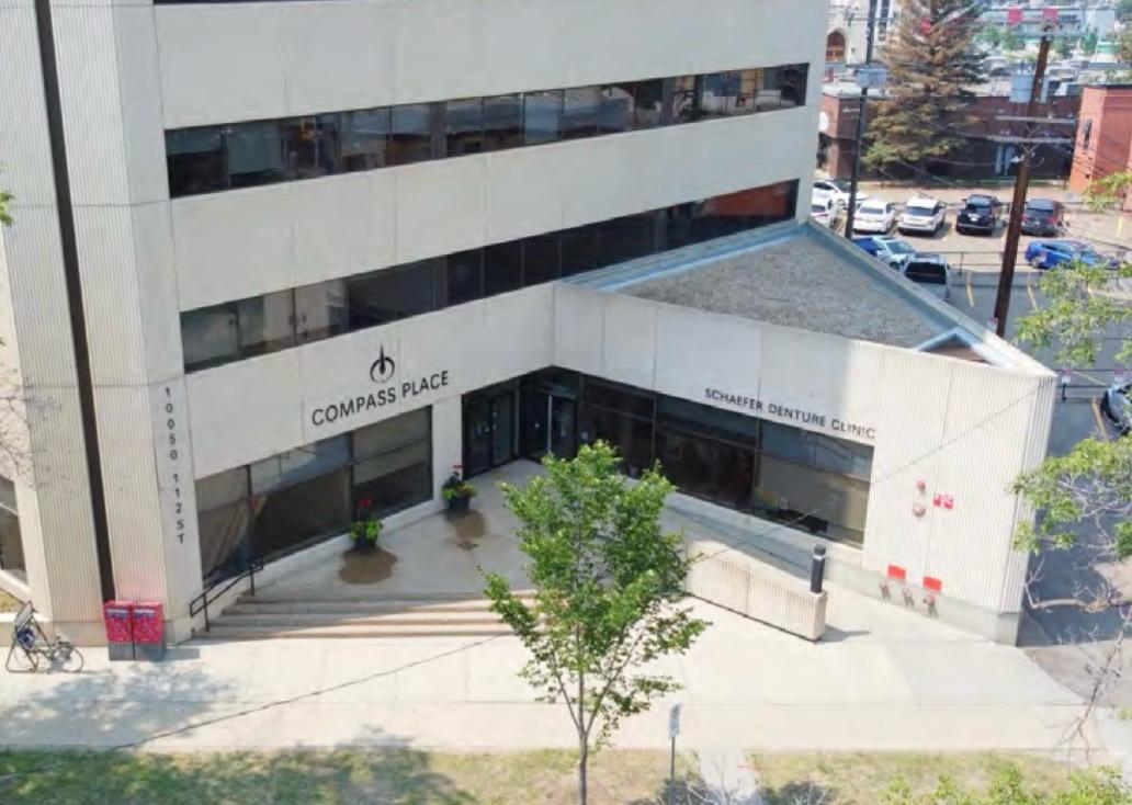 Compass Place main entrance on 112 Street